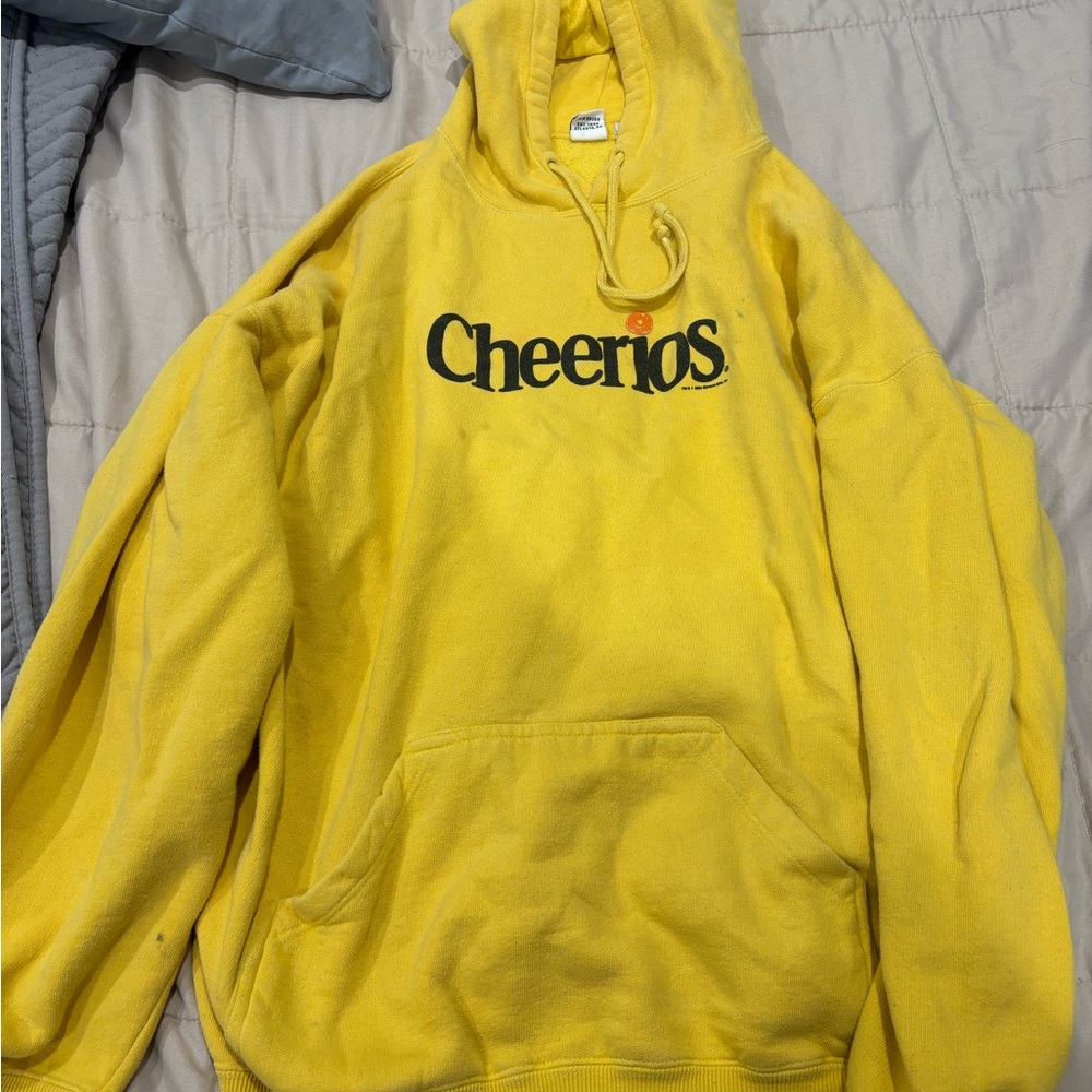 VINTAGE Yellow Cheerios Hoodie